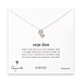 sterling silver carpe diem necklace
