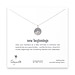 new beginnings lotus disc necklace, sterling silver - 18 inch
