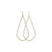 always beautiful sparkle swing earrings, gold dipped