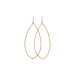 always beautiful sparkle marquise earrings, gold dipped