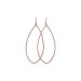 always beautiful sparkle rose gold dipped marquise earrings