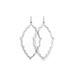 always beautiful moroccan earrings, silver dipped