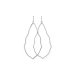 always beautiful sparkle moroccan earrings, sterling silver