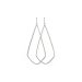 always beautiful sparkle swing earrings, sterling silver