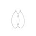 always beautiful sparkle marquise earrings, sterling silver