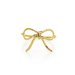 bow ring, gold dipped, size 5