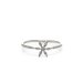 flower ring, sterling silver, size 5