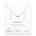 om necklace, gold dipped