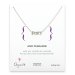 foxy necklace, sterling silver