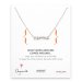 karma word necklace, sterling silver