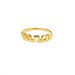 dance ring, gold dipped, size 5