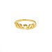 dance ring, gold dipped, size 6