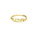 love ring, gold dipped, size 7