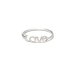 love ring, sterling silver, size 5