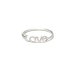 love ring, sterling silver, size 6