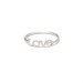 love ring, sterling silver, size 7