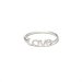 love ring, sterling silver, size 8