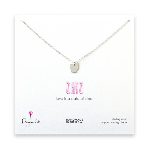 ohio necklace, sterling silver