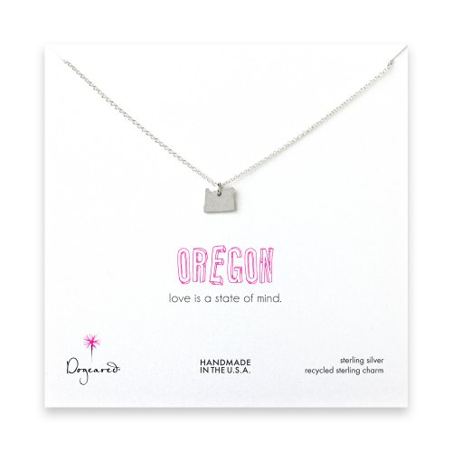 oregon necklace, sterling silver