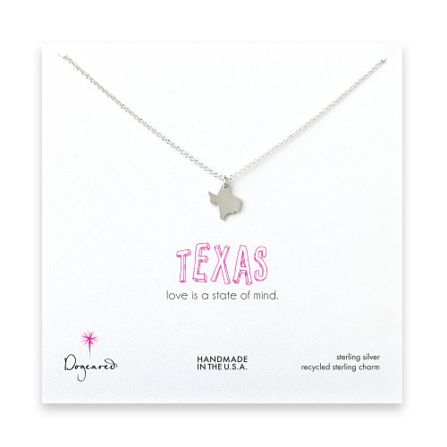 texas necklace, sterling silver