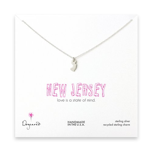 new jersey necklace, sterling silver