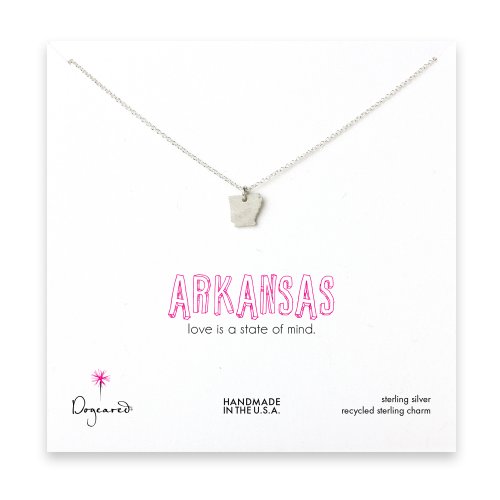 arkansas necklace, sterling silver