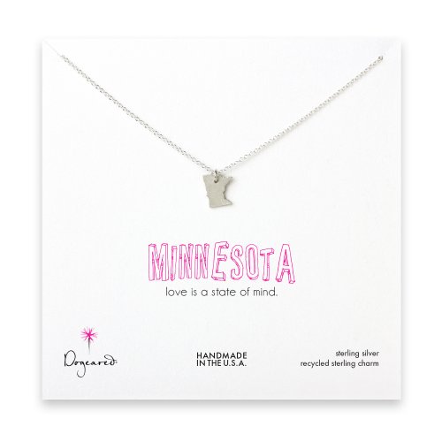 minnesota necklace, sterling silver