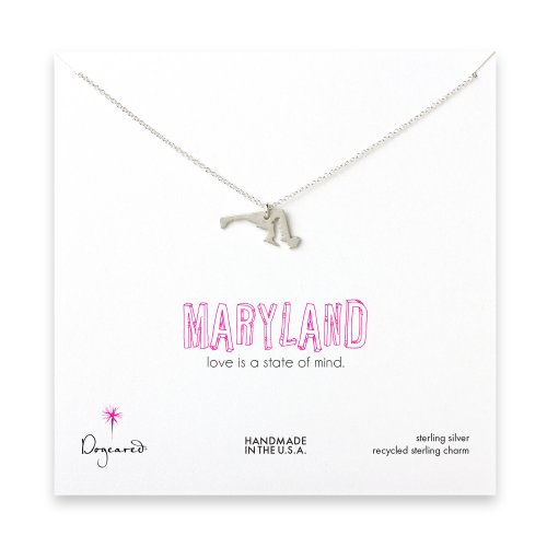 maryland necklace, sterling silver