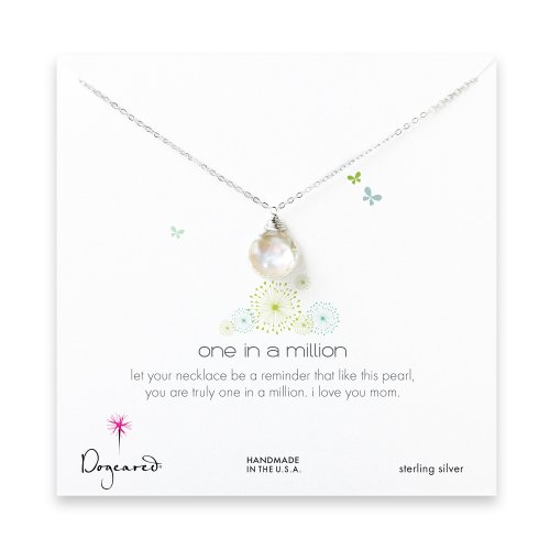 mom keshi pearl necklace, sterling silver