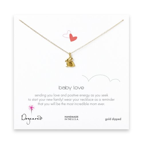 future mom necklace, gold dipped
