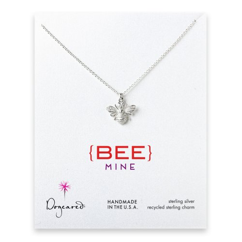love collection bee necklace, sterling silver