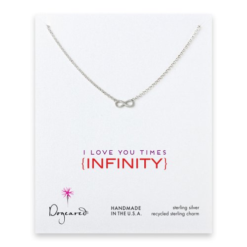 love collection infinity necklace, sterling silver