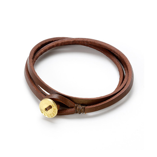 friendship triple wrap chocolate leather bracelet