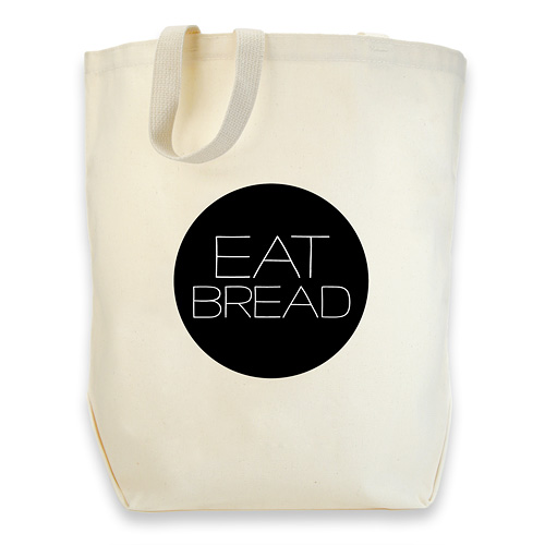 dogeared cotton tote - eat bread