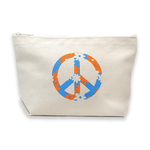 lil zip bag with peace sign