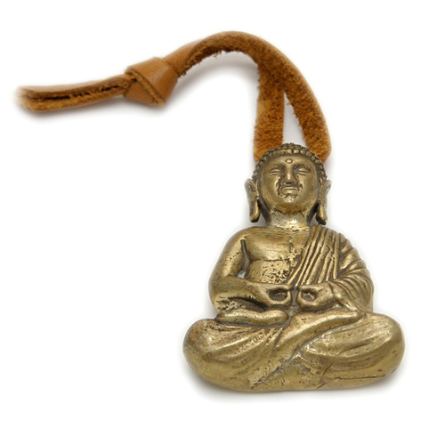 buddha house blessing in brass