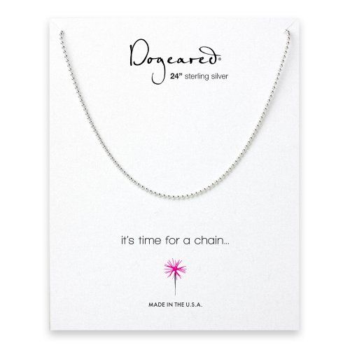 ball chain, sterling silver -24 inches