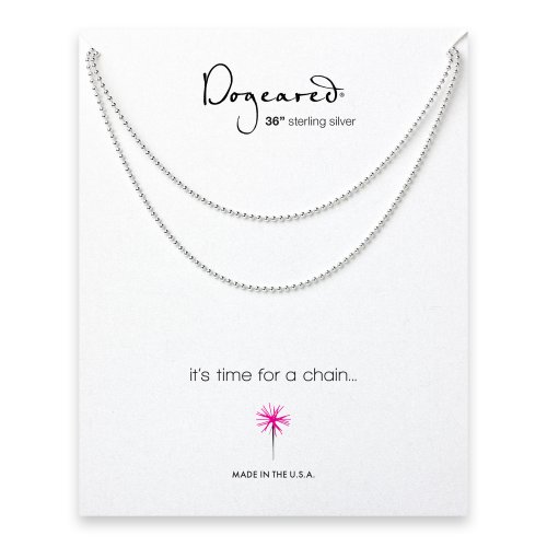ball chain, sterling silver -36 inches
