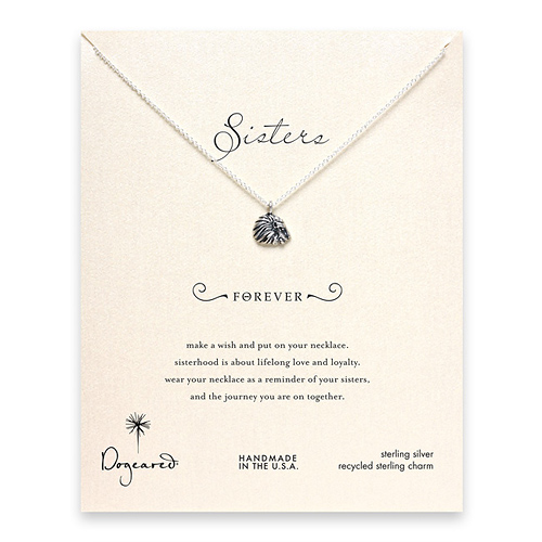 sorority sisters forever reminder necklace with sterling silver royal lion