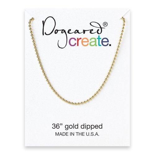 ball chain, gold, 36"