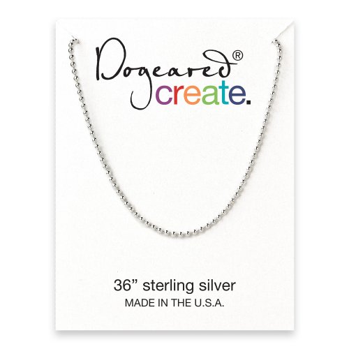ball chain, silver 36"