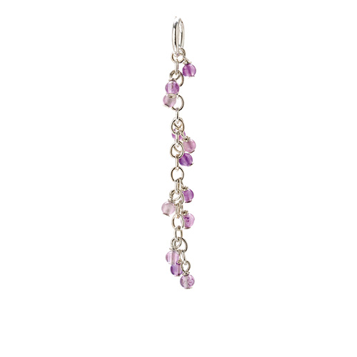 amethyst cascading gems, sterling silver