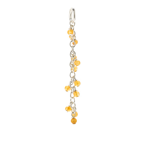red aventurine cascading gems, sterling silver