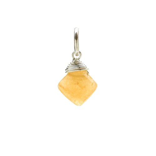red aventurine gem faceted diamond cut, sterling silver
