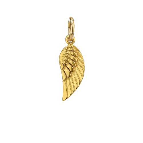 guardian angel wing, gold dipped