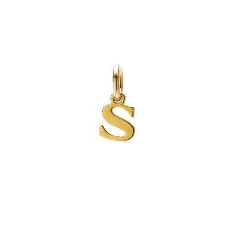 open s charm, gold dipped