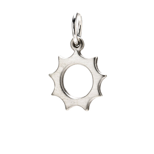 sunny charm, sterling silver