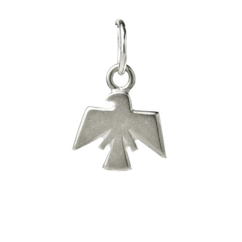 thunderbird charm, sterling silver