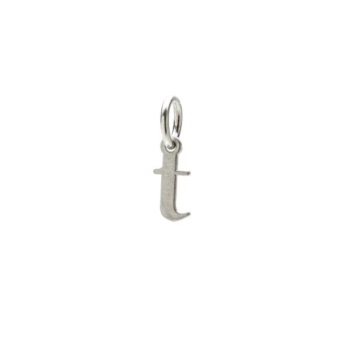 open t charm, sterling silver
