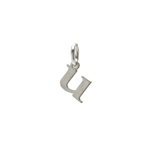 open u charm, sterling silver